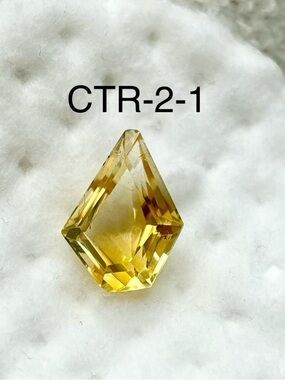 Citrine Facetted Fancy Shape cut Stone